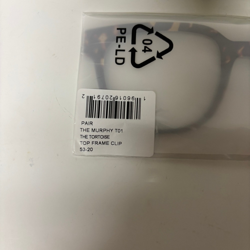Pair Eyewear The Murphy T01 Top Frame Clip The Tortoise 53-20 Magnetic Accessory - Picture 3 of 3
